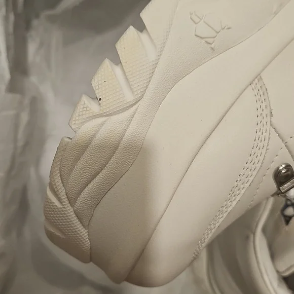 Naked Wolfe Spike Wicked White Platform High-Top Sneakers sz 7 US - Picture 14 of 15